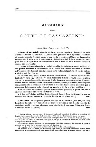 Rivista penale di dottrina, legislazione e giurisprudenza