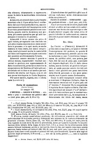 Rivista penale di dottrina, legislazione e giurisprudenza