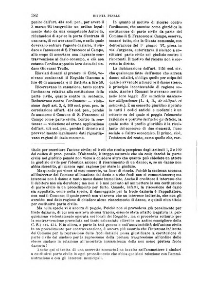 Rivista penale di dottrina, legislazione e giurisprudenza