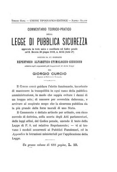 Rivista penale di dottrina, legislazione e giurisprudenza