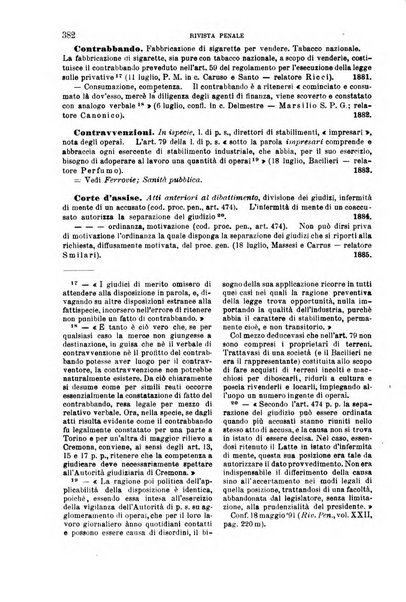 Rivista penale di dottrina, legislazione e giurisprudenza