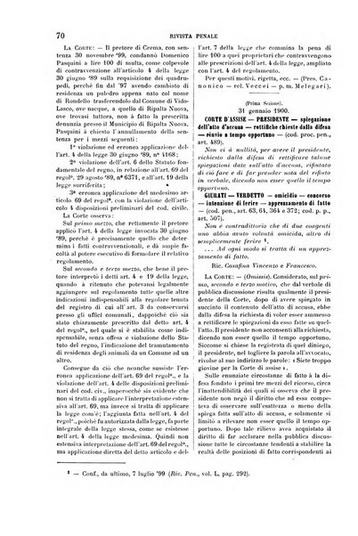 Rivista penale di dottrina, legislazione e giurisprudenza