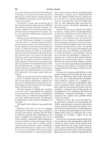 Rivista penale di dottrina, legislazione e giurisprudenza