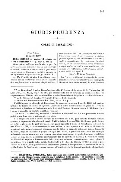 Rivista penale di dottrina, legislazione e giurisprudenza