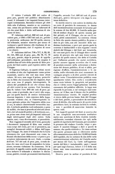 Rivista penale di dottrina, legislazione e giurisprudenza