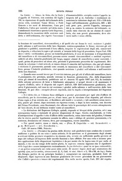 Rivista penale di dottrina, legislazione e giurisprudenza