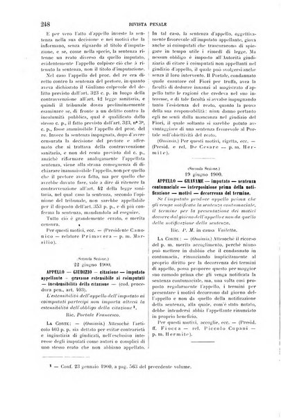 Rivista penale di dottrina, legislazione e giurisprudenza