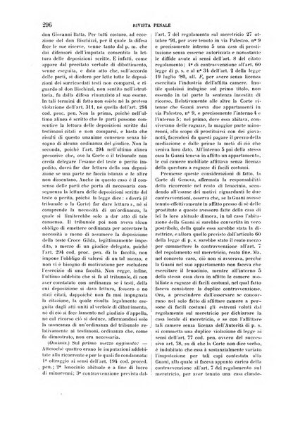 Rivista penale di dottrina, legislazione e giurisprudenza