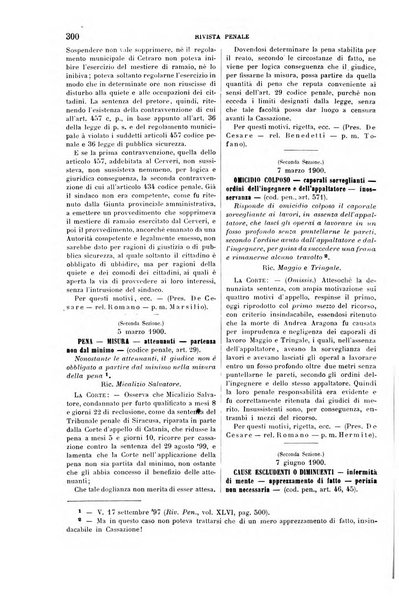 Rivista penale di dottrina, legislazione e giurisprudenza