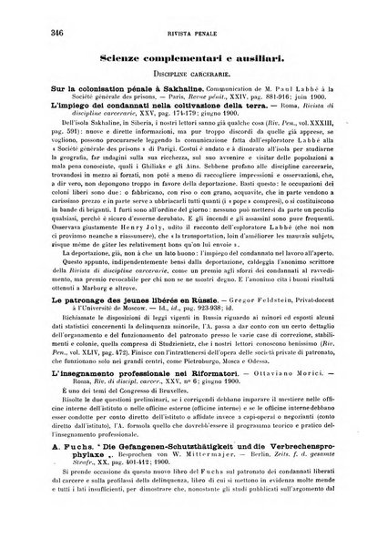 Rivista penale di dottrina, legislazione e giurisprudenza