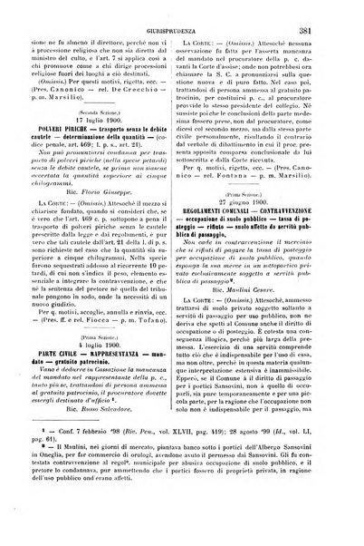 Rivista penale di dottrina, legislazione e giurisprudenza