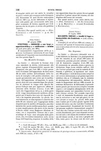 Rivista penale di dottrina, legislazione e giurisprudenza