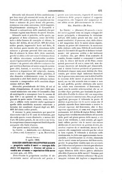 Rivista penale di dottrina, legislazione e giurisprudenza