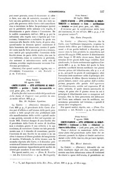 Rivista penale di dottrina, legislazione e giurisprudenza