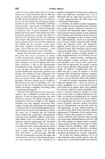 Rivista penale di dottrina, legislazione e giurisprudenza