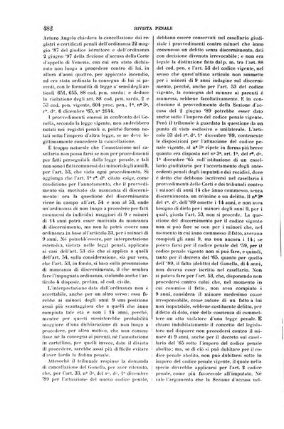 Rivista penale di dottrina, legislazione e giurisprudenza