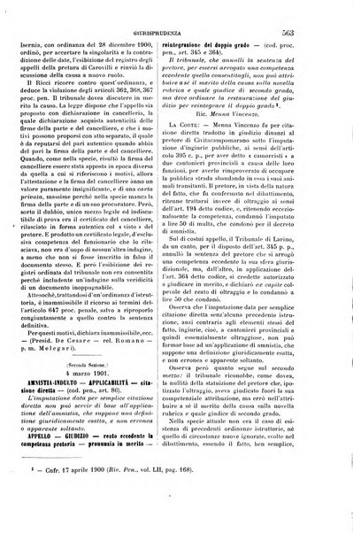 Rivista penale di dottrina, legislazione e giurisprudenza