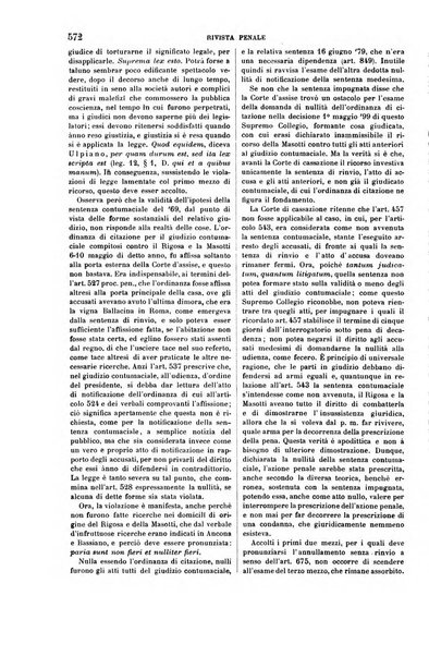 Rivista penale di dottrina, legislazione e giurisprudenza