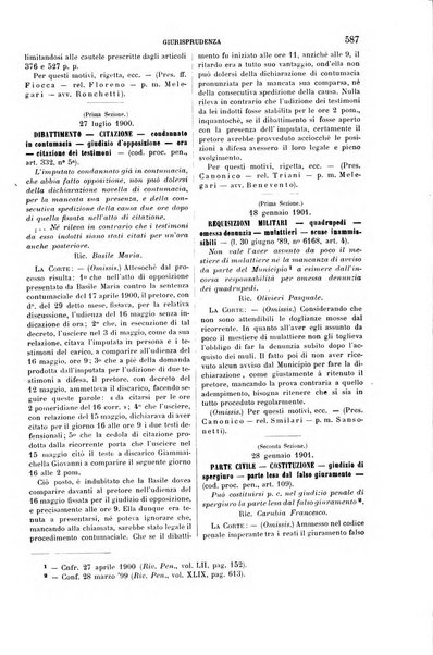 Rivista penale di dottrina, legislazione e giurisprudenza