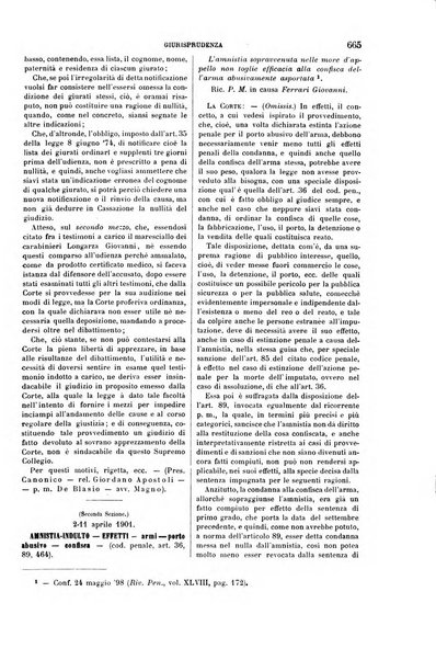 Rivista penale di dottrina, legislazione e giurisprudenza