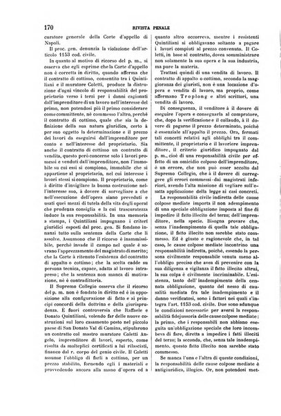 Rivista penale di dottrina, legislazione e giurisprudenza