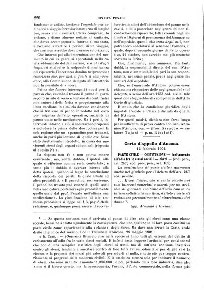 Rivista penale di dottrina, legislazione e giurisprudenza