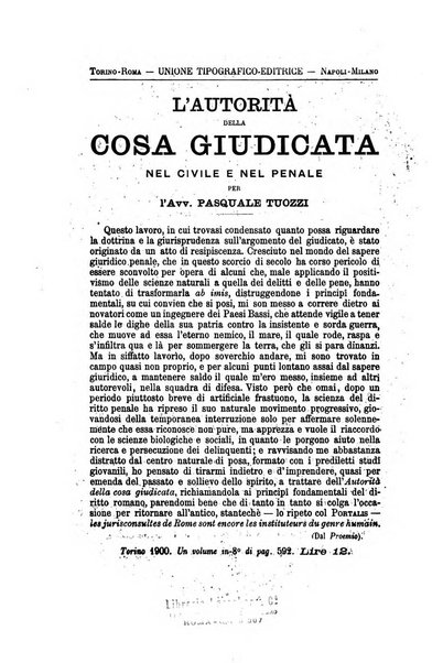 Rivista penale di dottrina, legislazione e giurisprudenza