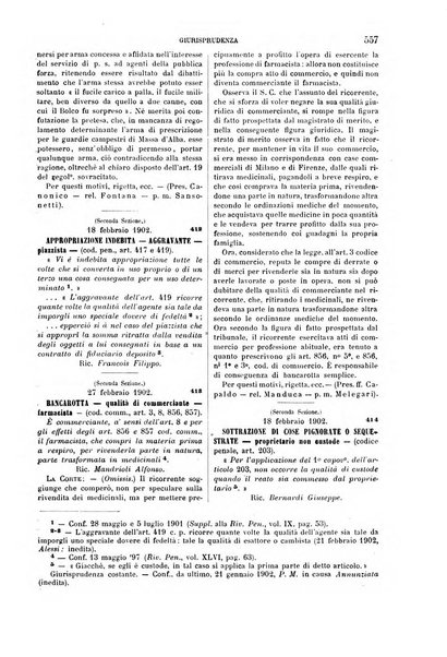 Rivista penale di dottrina, legislazione e giurisprudenza