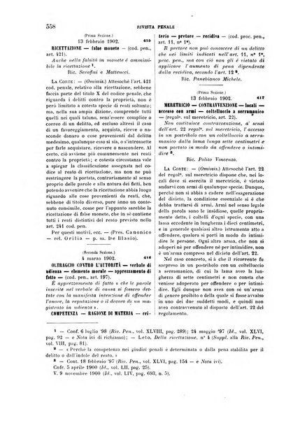 Rivista penale di dottrina, legislazione e giurisprudenza