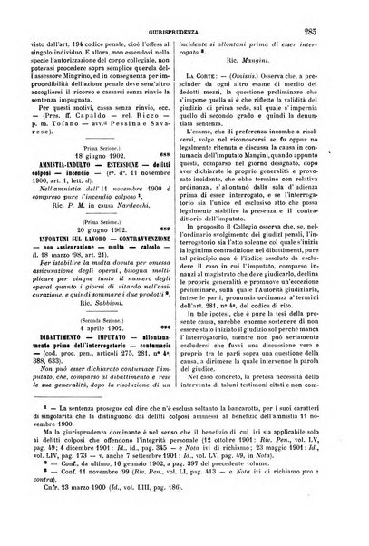 Rivista penale di dottrina, legislazione e giurisprudenza