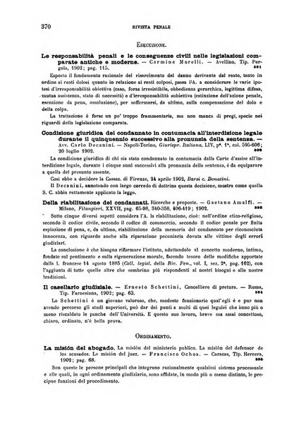 Rivista penale di dottrina, legislazione e giurisprudenza