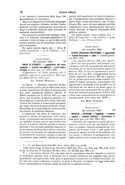 Rivista penale di dottrina, legislazione e giurisprudenza