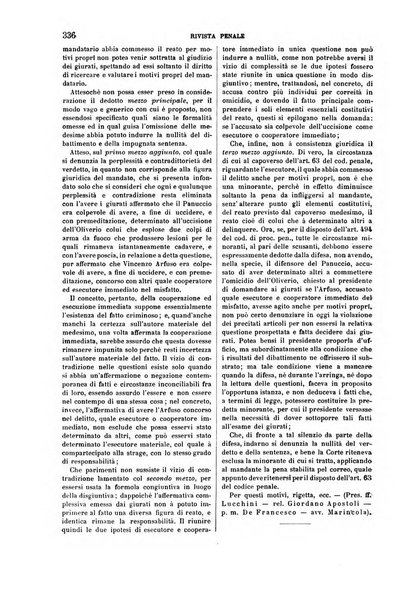 Rivista penale di dottrina, legislazione e giurisprudenza