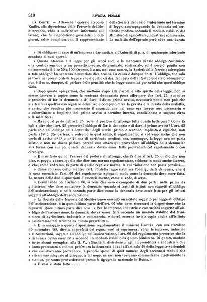 Rivista penale di dottrina, legislazione e giurisprudenza