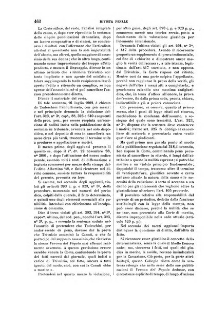 Rivista penale di dottrina, legislazione e giurisprudenza