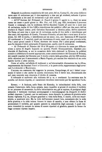 Rivista penale di dottrina, legislazione e giurisprudenza