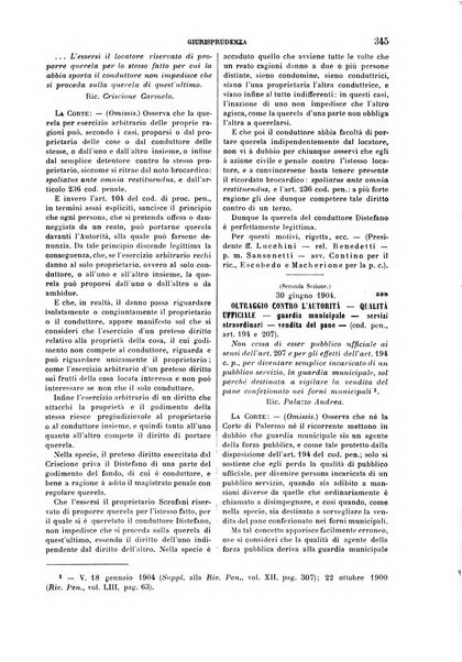 Rivista penale di dottrina, legislazione e giurisprudenza