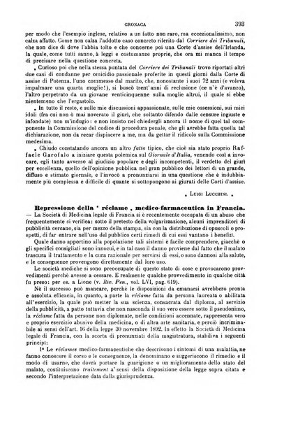 Rivista penale di dottrina, legislazione e giurisprudenza