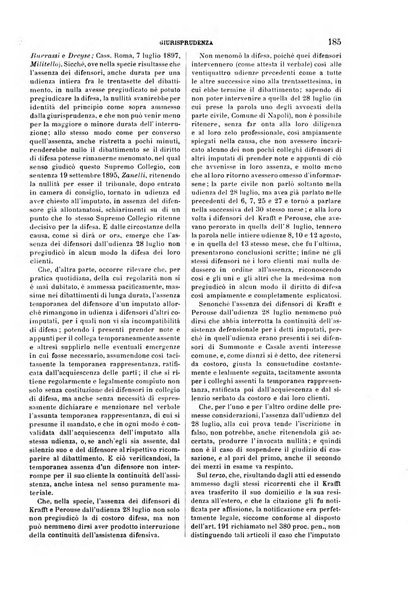 Rivista penale di dottrina, legislazione e giurisprudenza