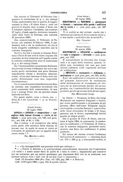 Rivista penale di dottrina, legislazione e giurisprudenza