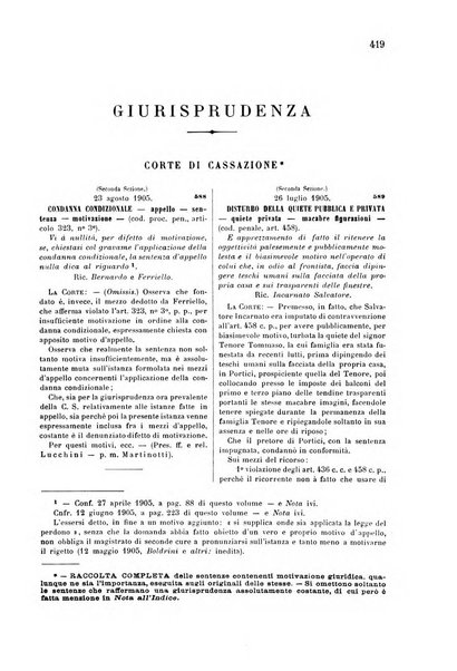 Rivista penale di dottrina, legislazione e giurisprudenza