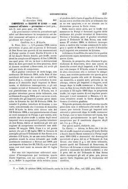 Rivista penale di dottrina, legislazione e giurisprudenza