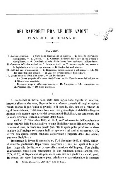 Rivista penale di dottrina, legislazione e giurisprudenza