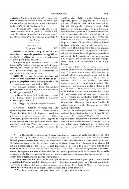 Rivista penale di dottrina, legislazione e giurisprudenza