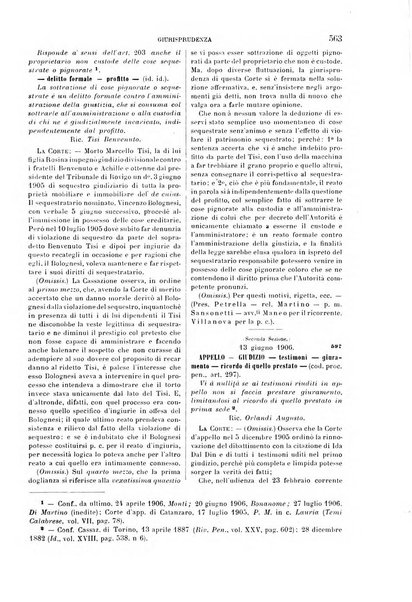 Rivista penale di dottrina, legislazione e giurisprudenza