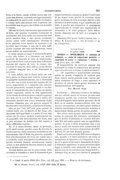 Rivista penale di dottrina, legislazione e giurisprudenza