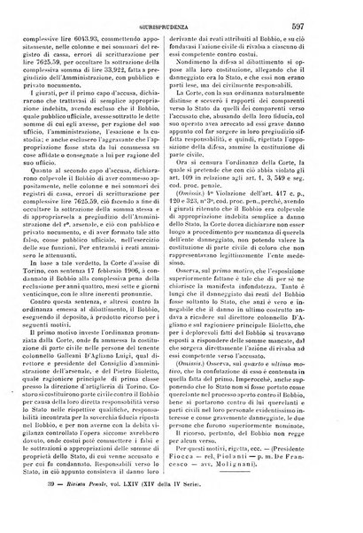 Rivista penale di dottrina, legislazione e giurisprudenza