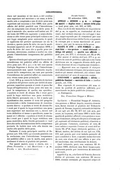 Rivista penale di dottrina, legislazione e giurisprudenza