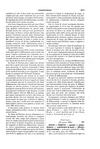 Rivista penale di dottrina, legislazione e giurisprudenza