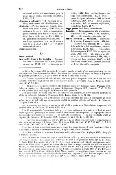 Rivista penale di dottrina, legislazione e giurisprudenza